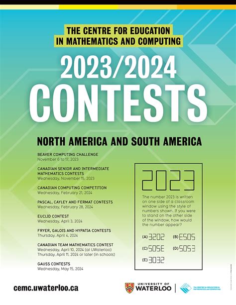 Mathematics and Computing Contests .